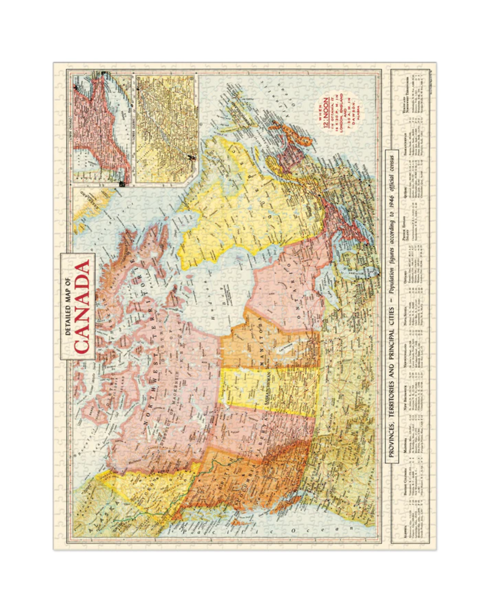 PUZZLE - MAP OF CANADA