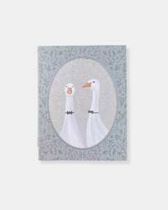 VICTORIAN GOOSE GROOMS WEDDING - CARD