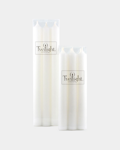 TWILIGHT CANDLE 10" SET OF 6 - WHITE