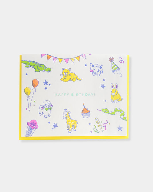 KIDS TOYS HAPPY BIRTHDAY - CARD