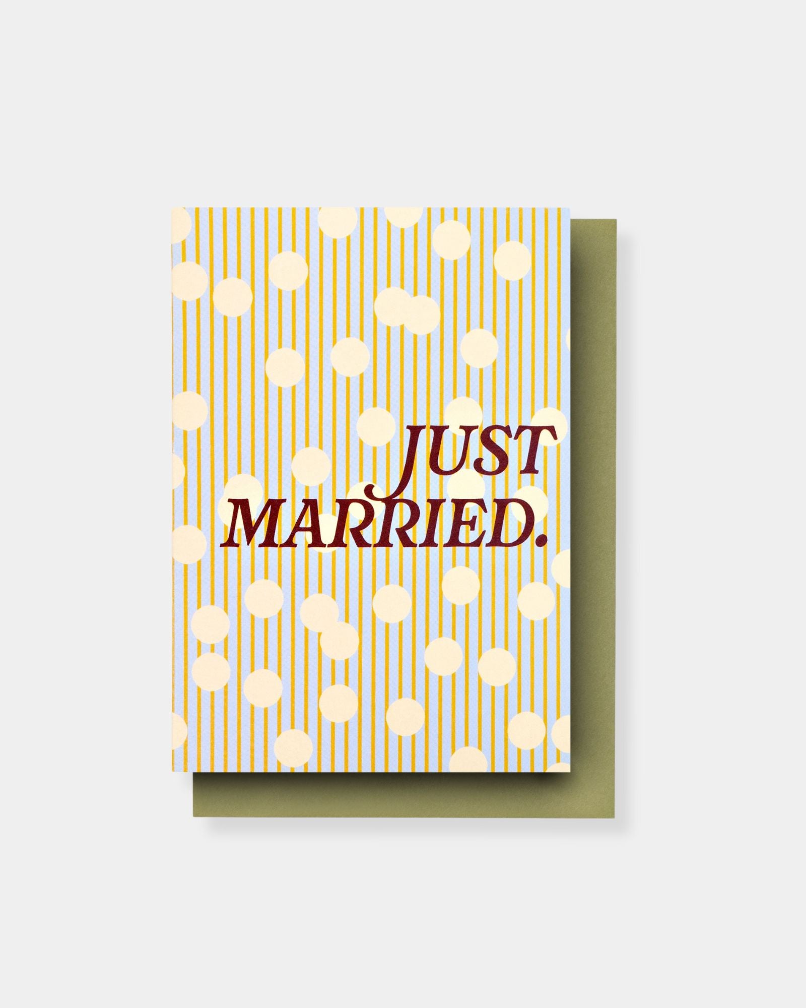 CONFETTI JUST MARRIED - CARD