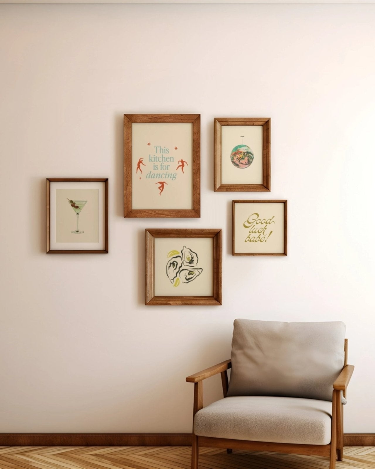 ABSTRACT OYSTERS PRINT | Stonewaters