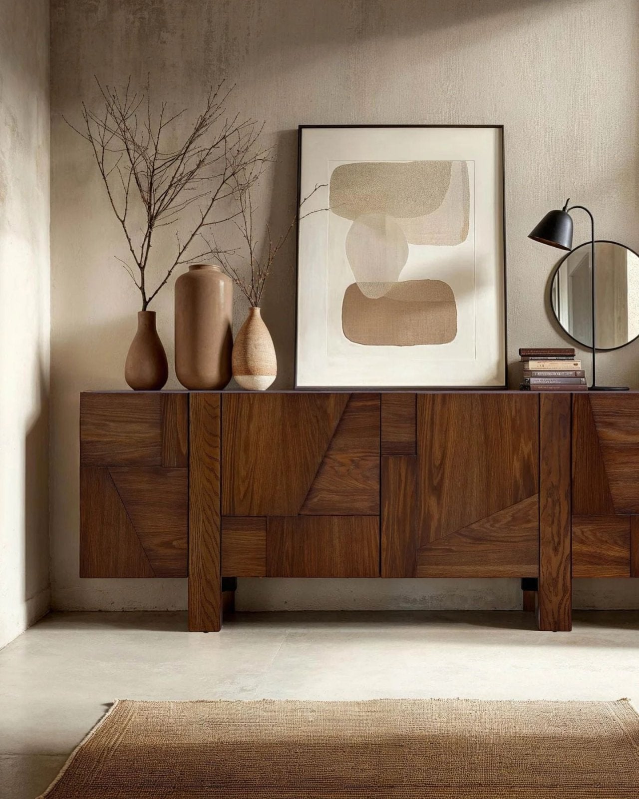 ABSTRACT SIDEBOARD 74" | Stonewaters