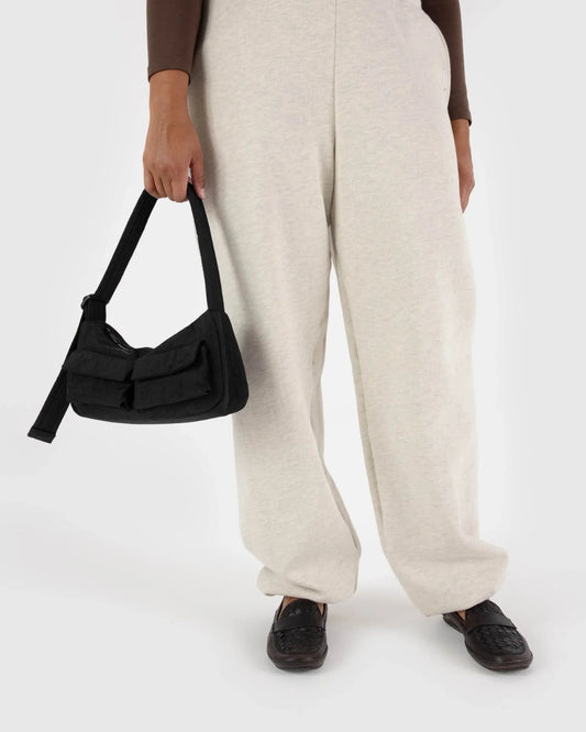 CARGO SHOULDER BAG - BLACK