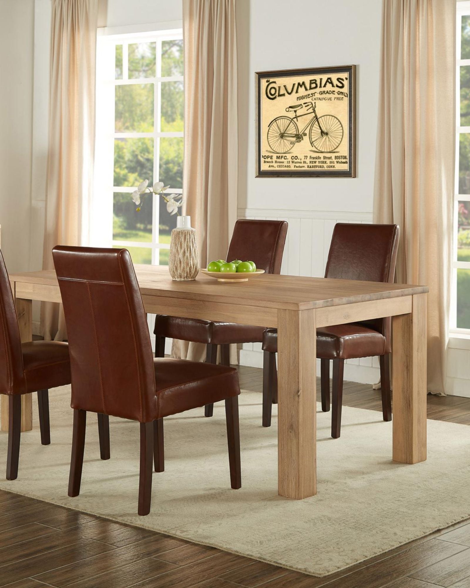 BEDFORD DINING TABLE 75"