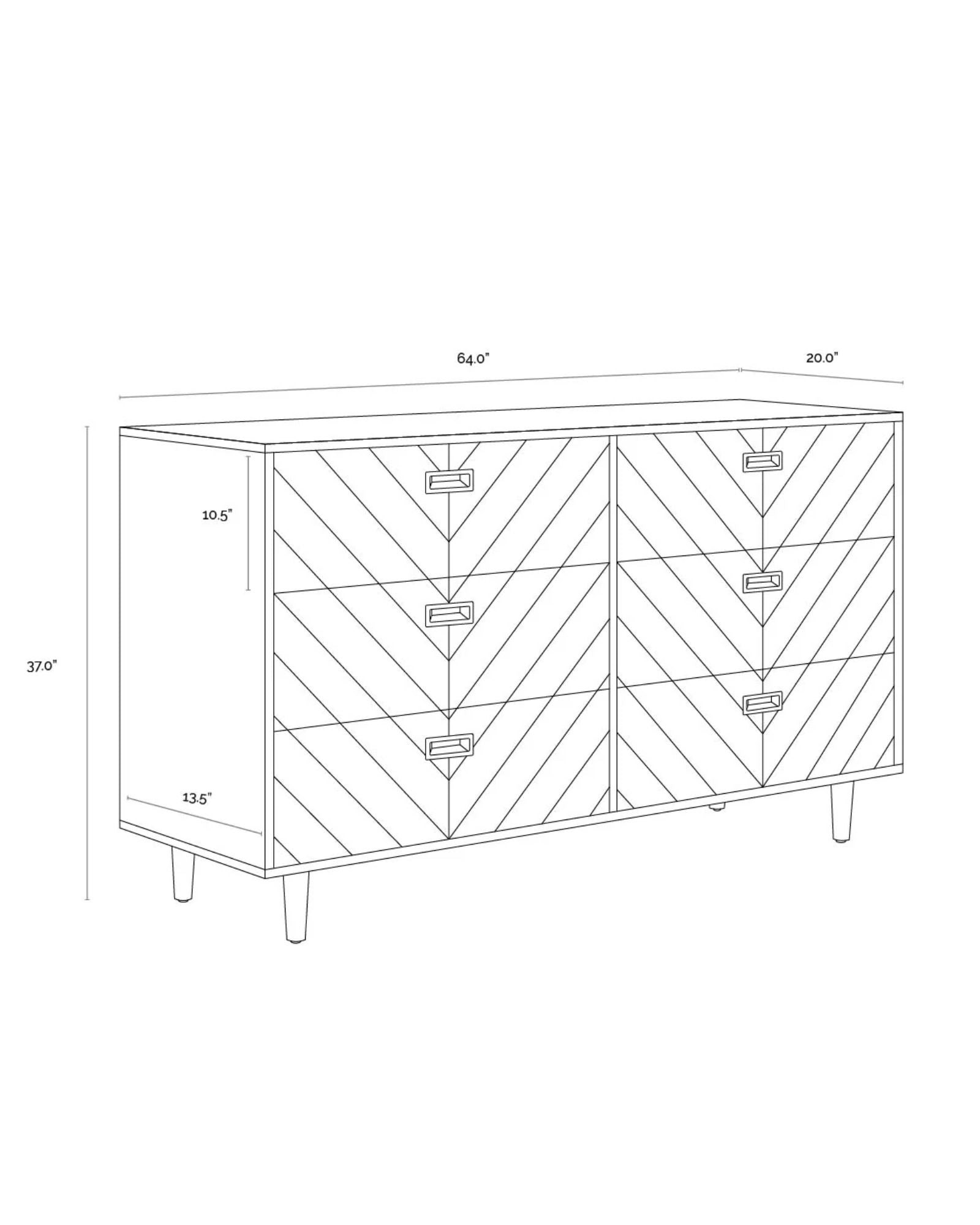 GREYSON 6-DRAWER DRESSER