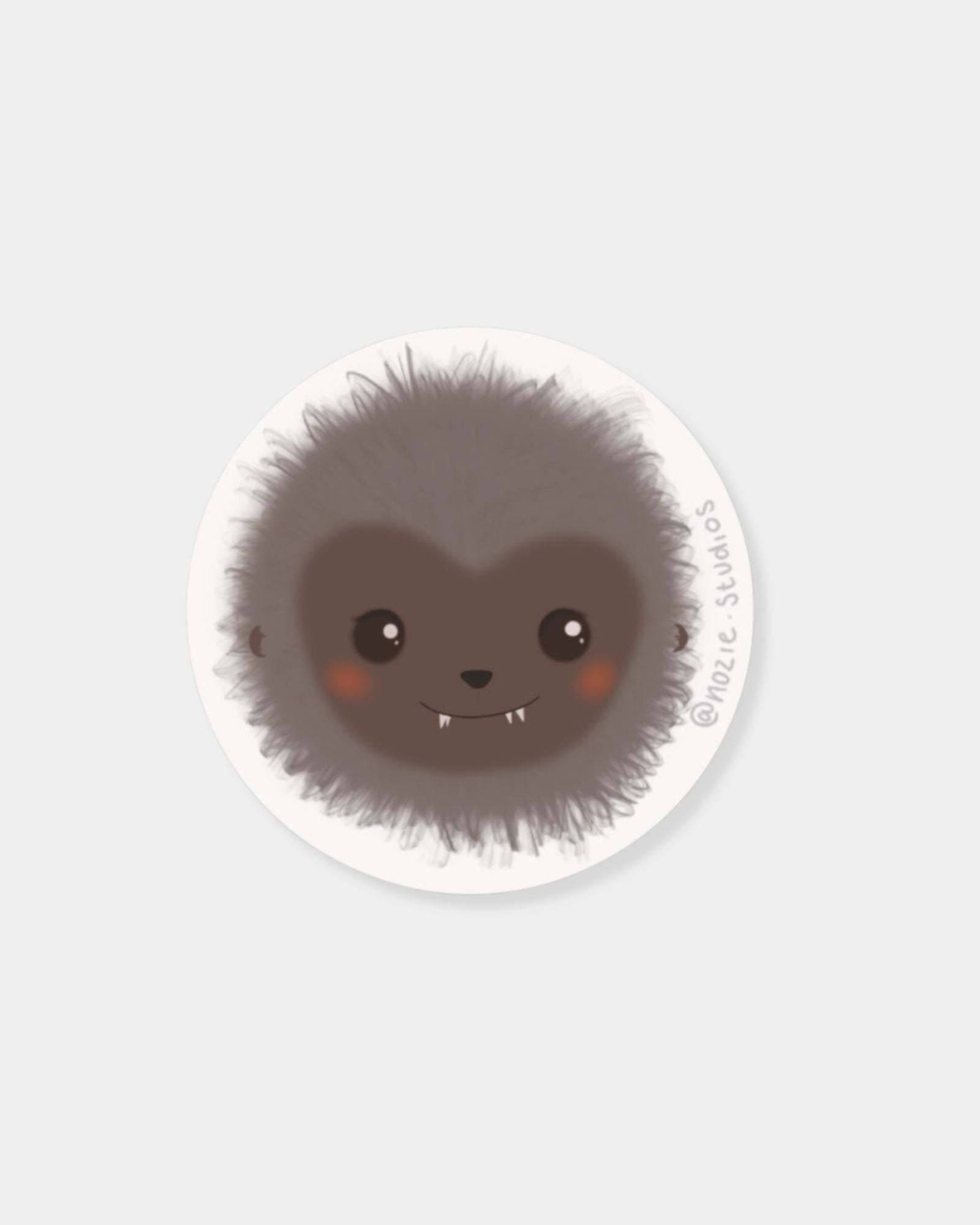 BABY SASQUATCH HEAD - STICKER