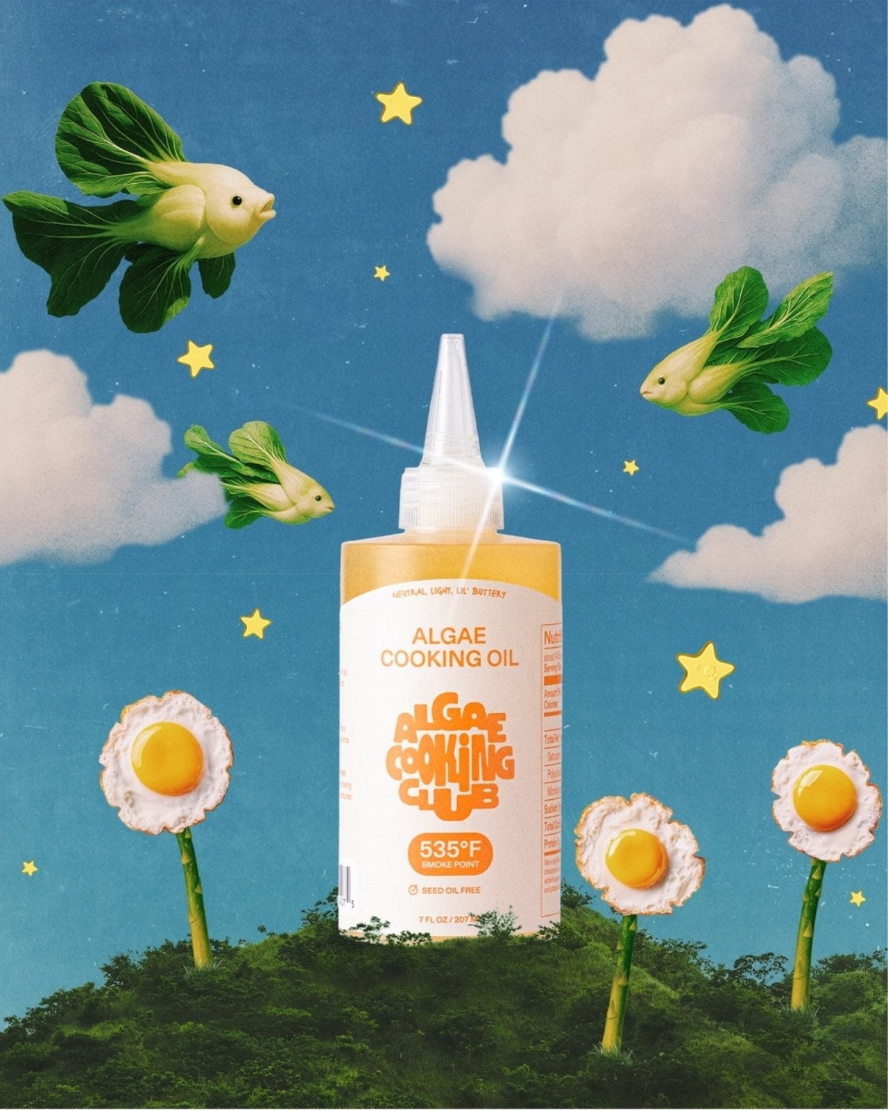 ALGAE COOKING OIL - 7oz CHEF SQUEEZE | Stonewaters