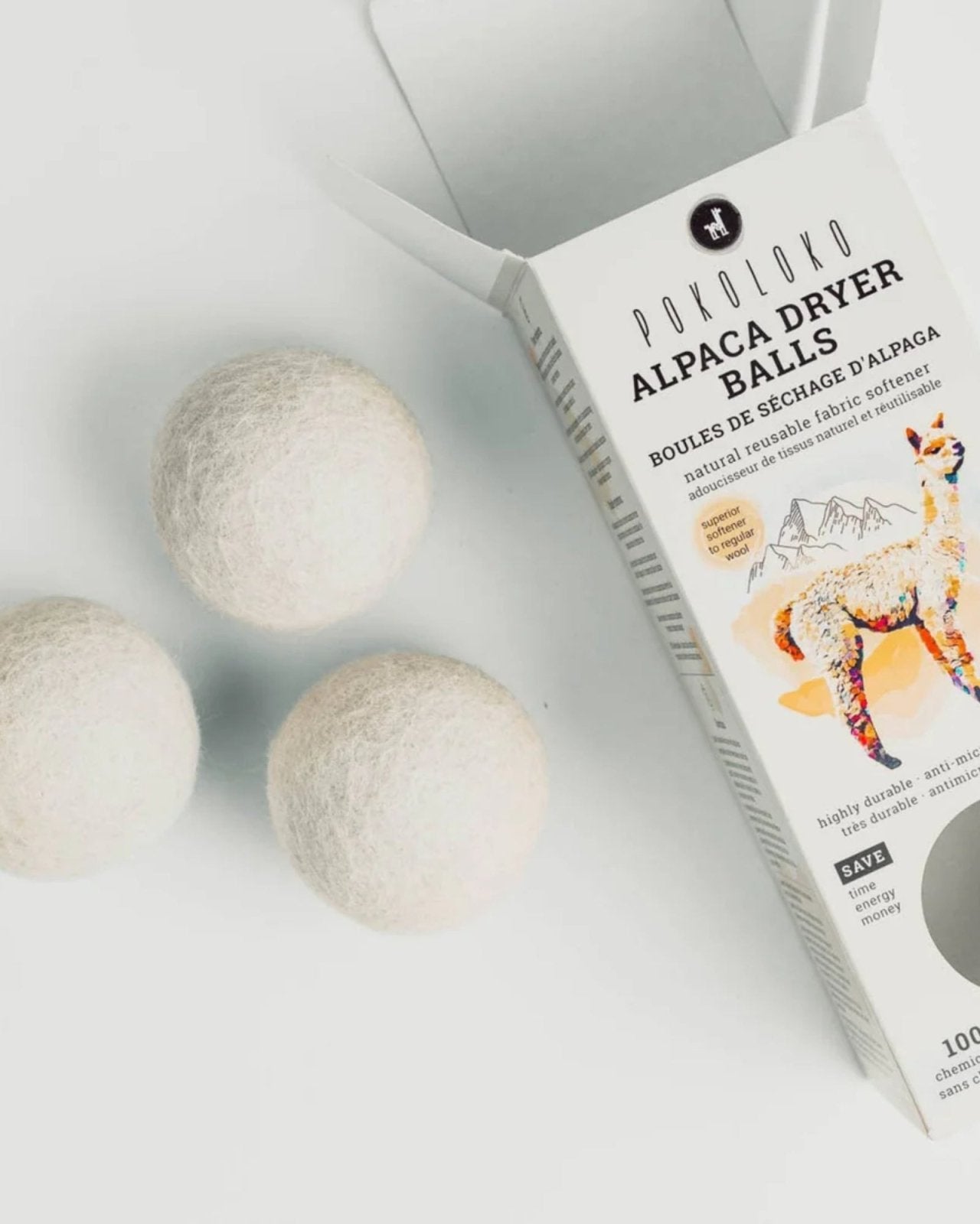 ALPACA DRYER BALLS - PACK OF 3 | Stonewaters