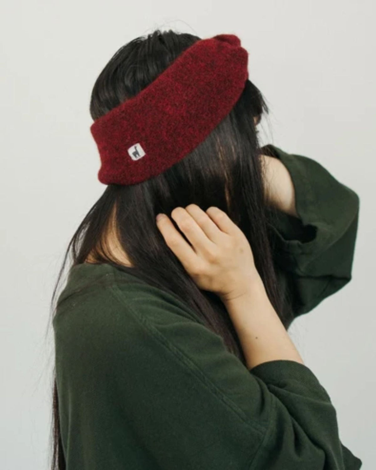 ALPACA TWISTED HEADBAND - WINE | Stonewaters