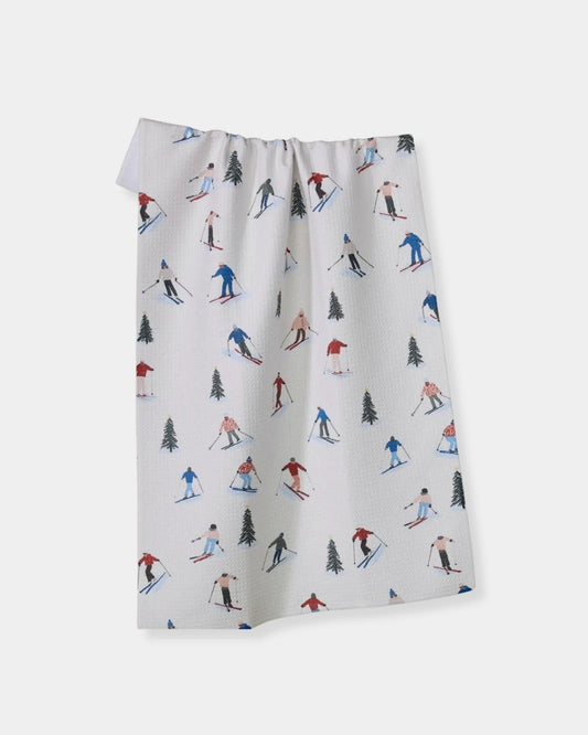 ALPINE SKI RUN TEA TOWEL | Stonewaters
