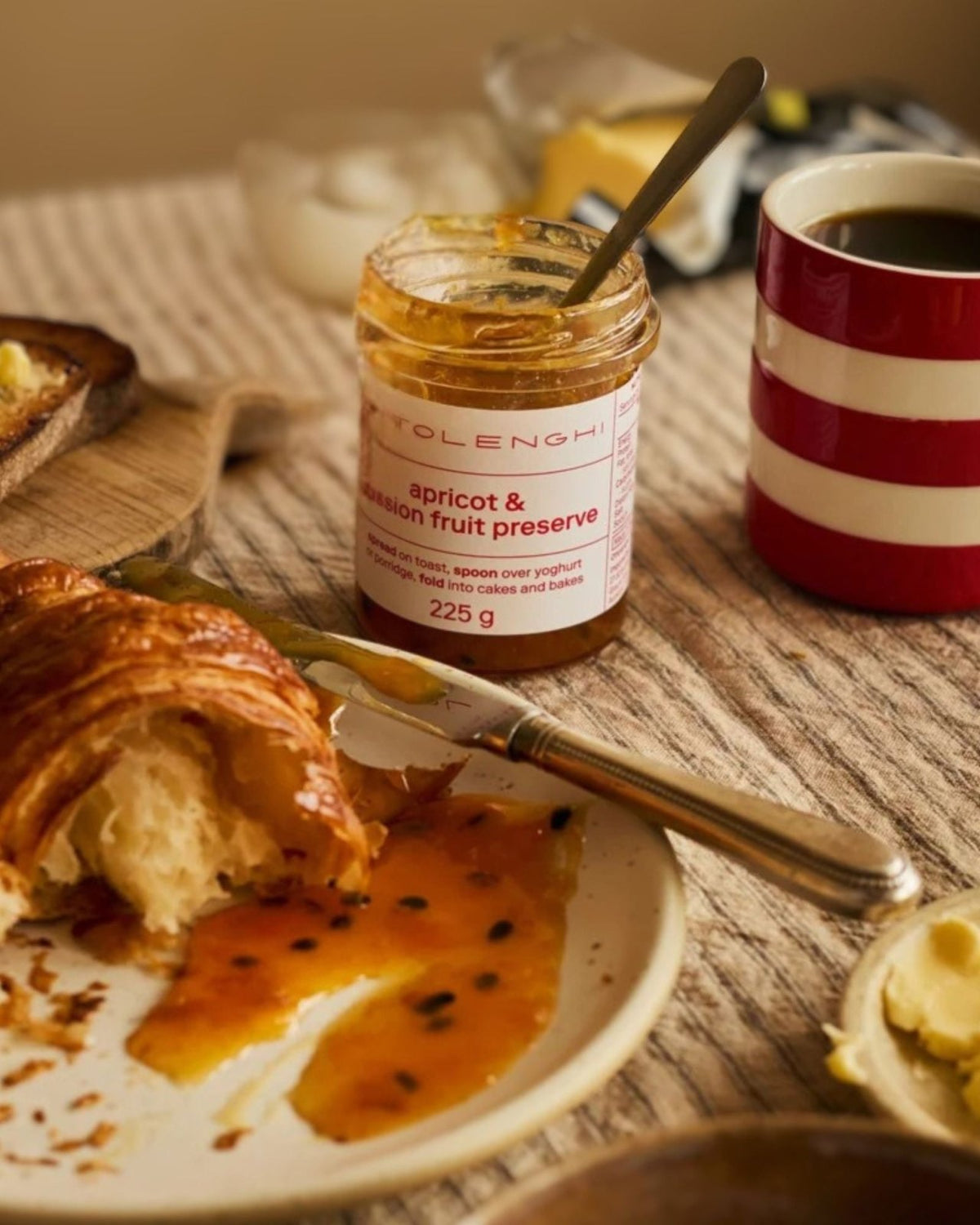APRICOT & PASSIONFRUIT PRESERVE - 225g | Stonewaters