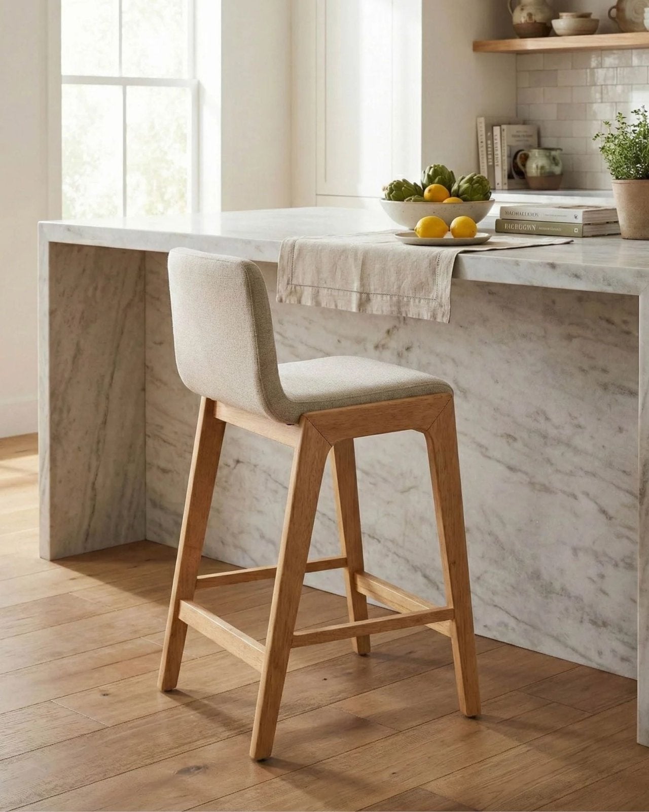 ARIZONA COUNTER STOOL - OATMEAL | Stonewaters