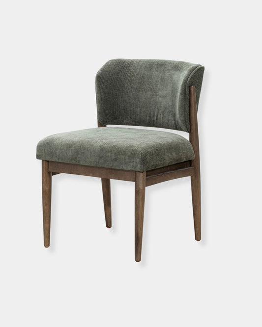 ATHENS CHAIR OLIVE CHENILLE - SET OF 2 | Stonewaters