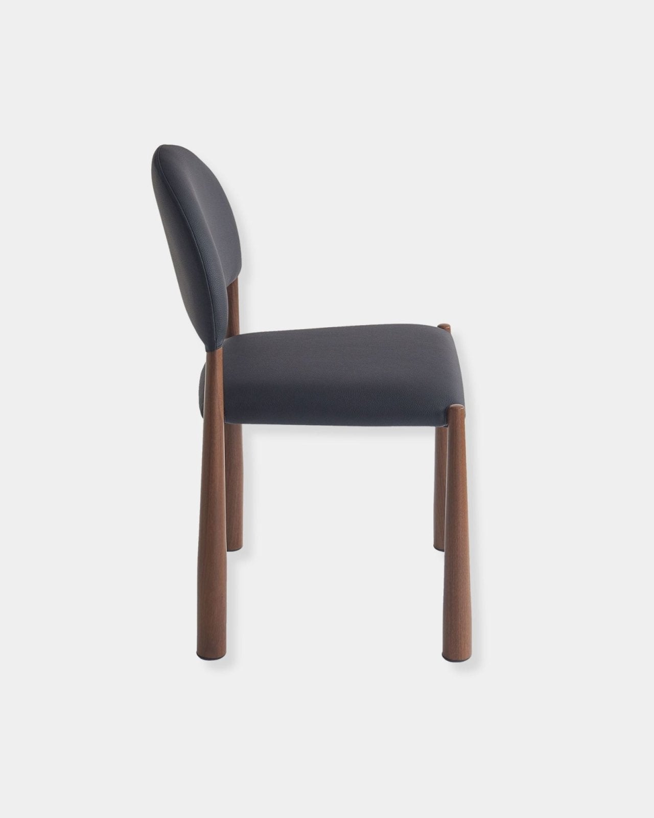 AUGGIE CHAIR SET OF 4 - BLACK AND WALNUT | Stonewaters