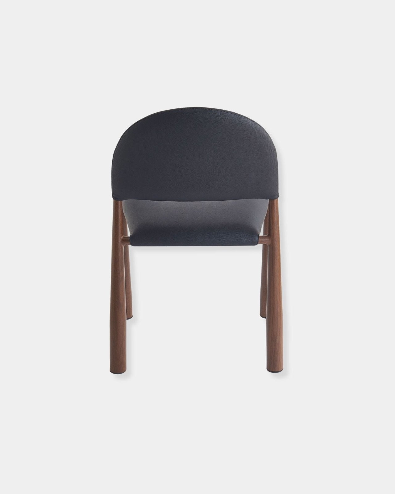AUGGIE CHAIR SET OF 4 - BLACK AND WALNUT | Stonewaters