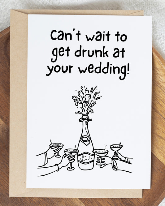 DRUNK WEDDING - CARD