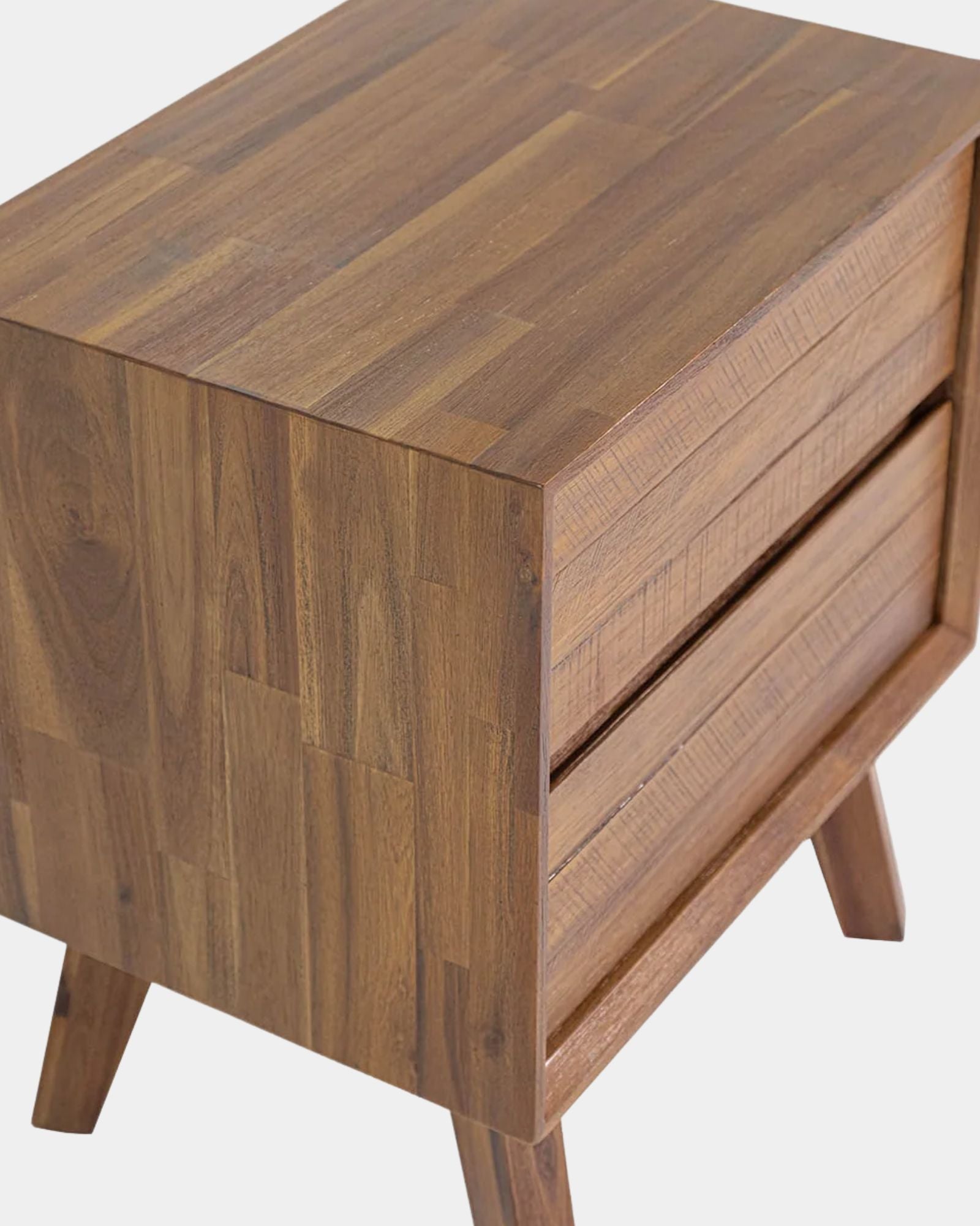 GIA 2-DRAWER NIGHTSTAND - PECAN