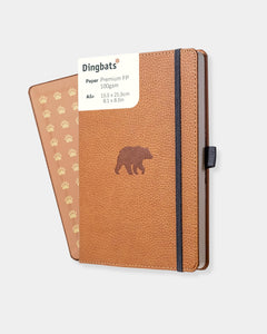 BEAR LEATHER NOTEBOOK