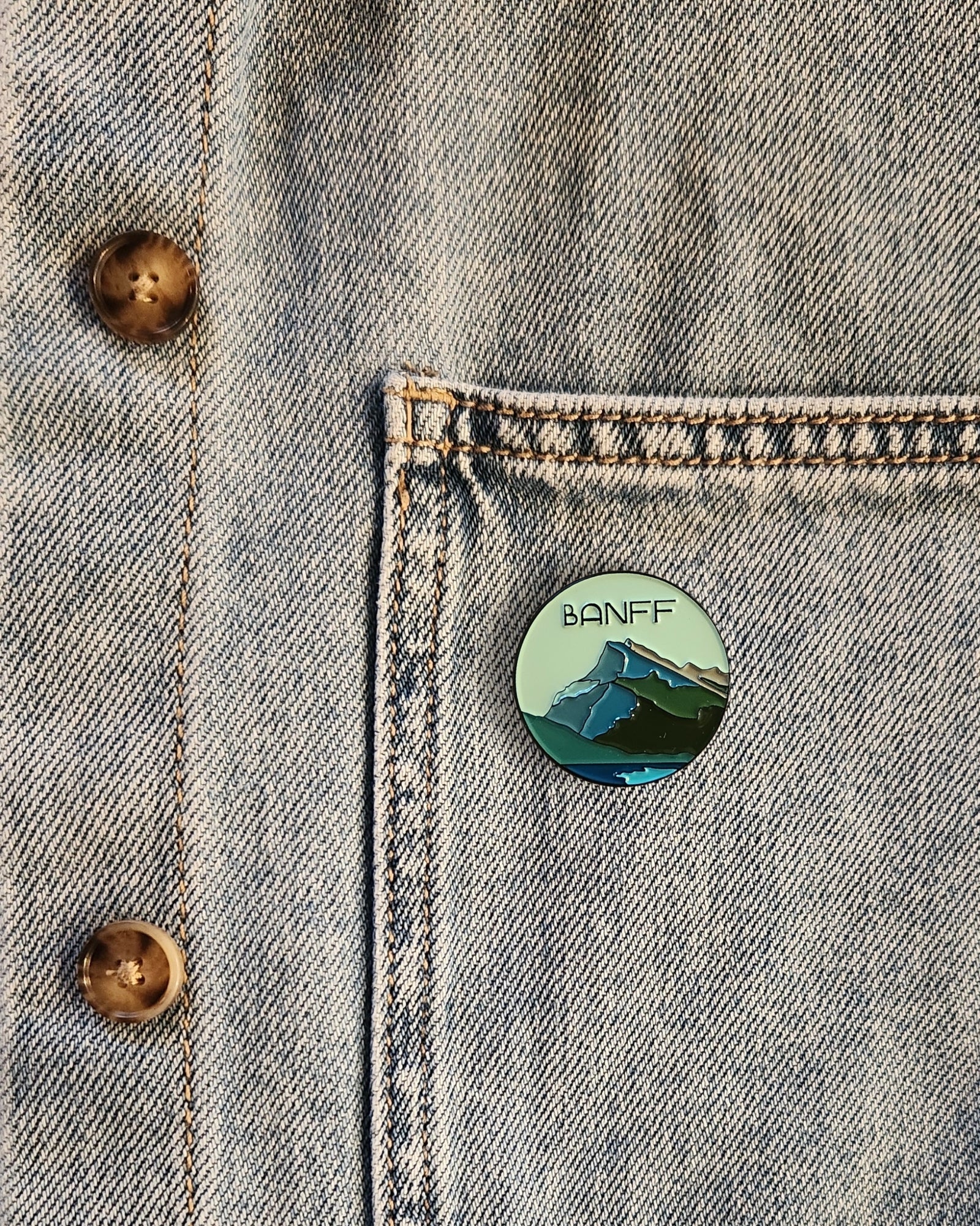 BANFF ENAMEL PIN