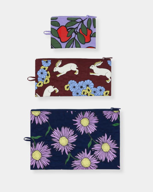 FLAT POUCH SET - NIGHT ORCHARD
