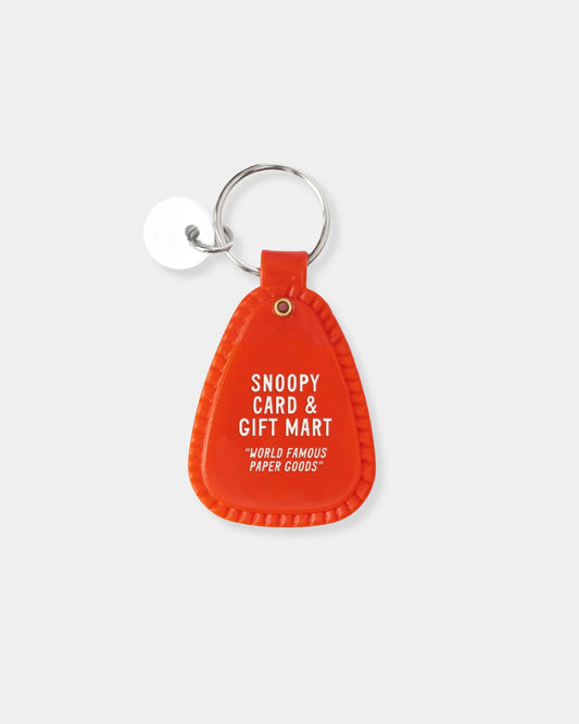 SNOOPY HEART SADDLE KEYCHAIN