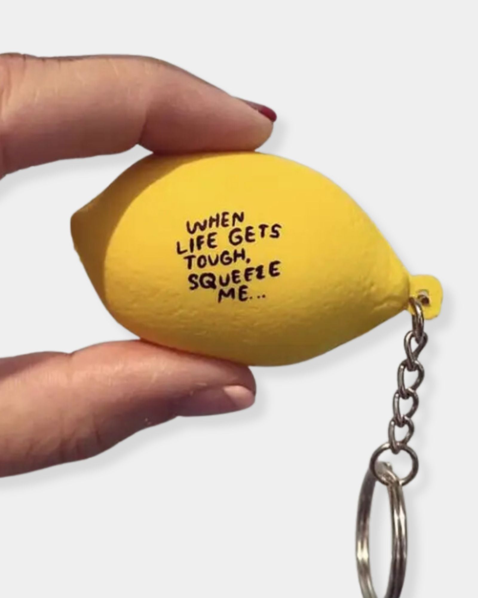 LEMON STRESS BALL - KEYCHAIN