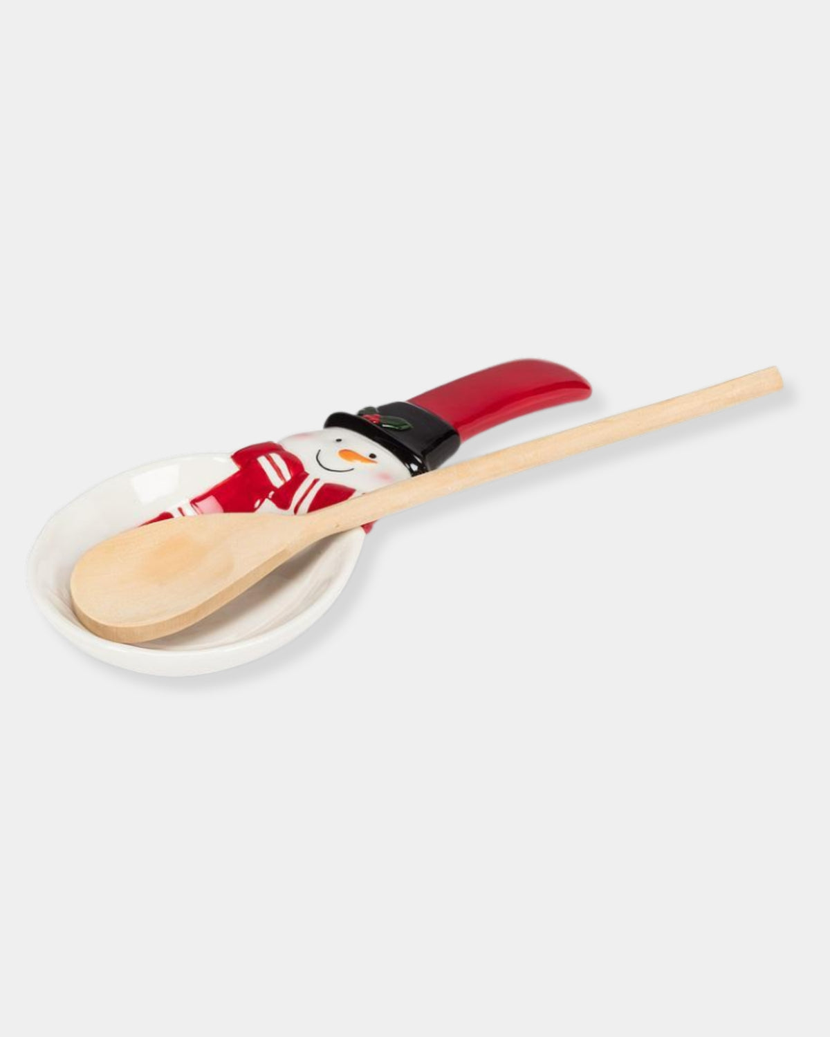 HAPPY SNOWMAN SPOON REST