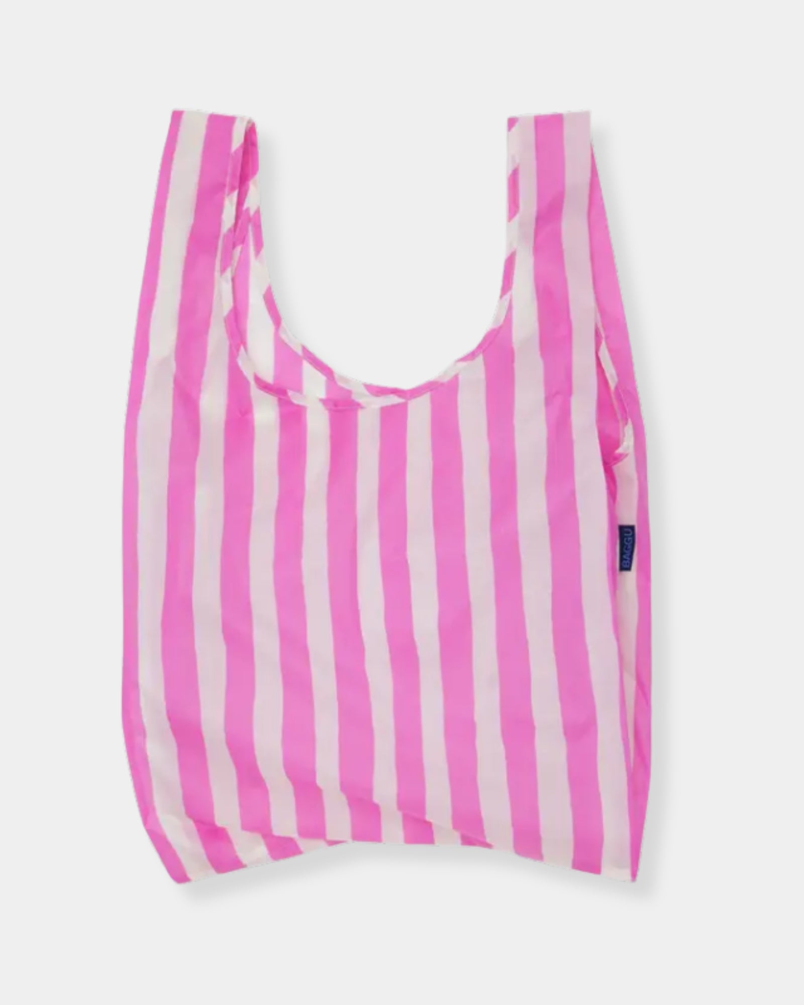 STANDARD BAGGU - PINK PAINTED STRIPE
