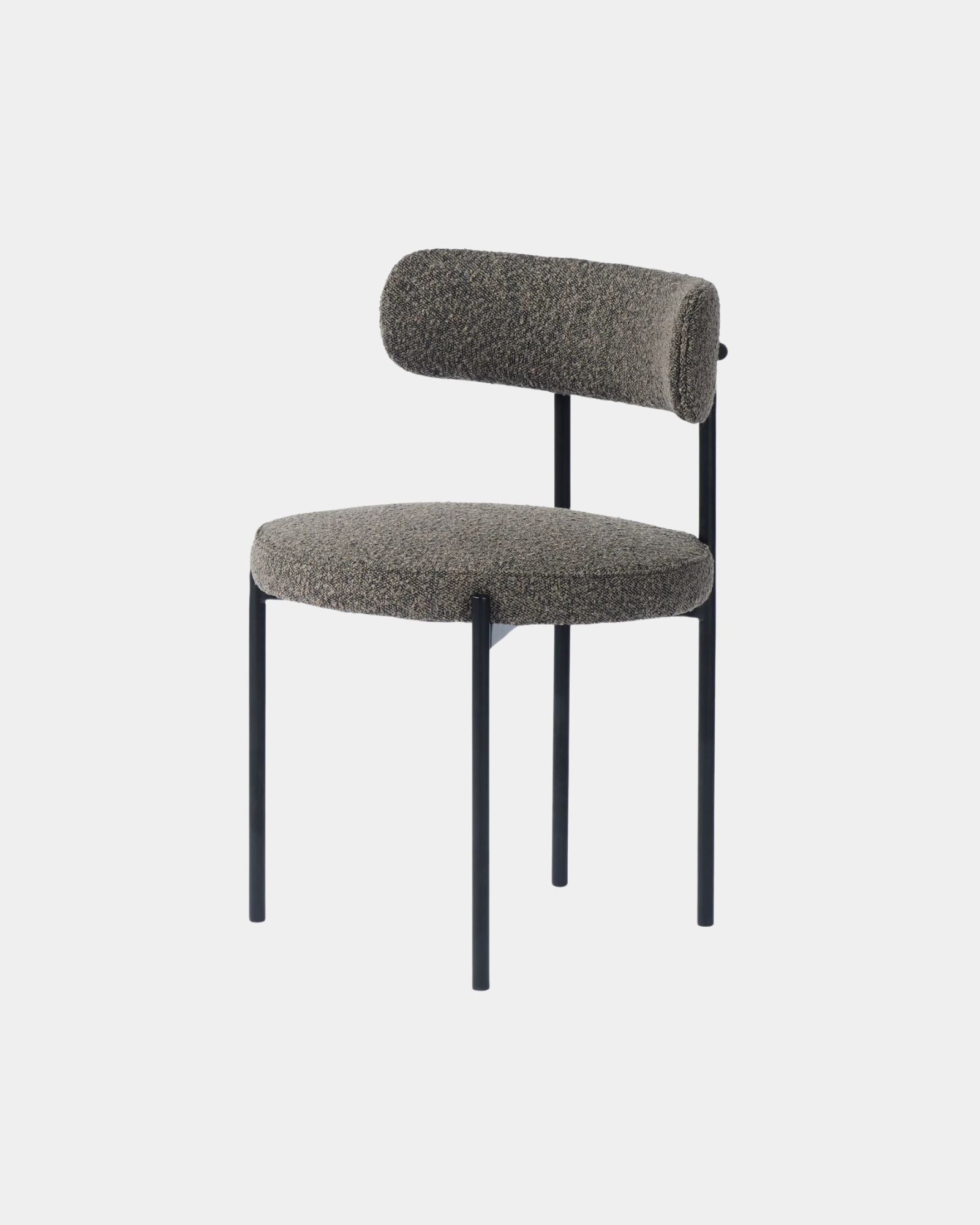 CLEO CHAIR - BROWN BOUCLE