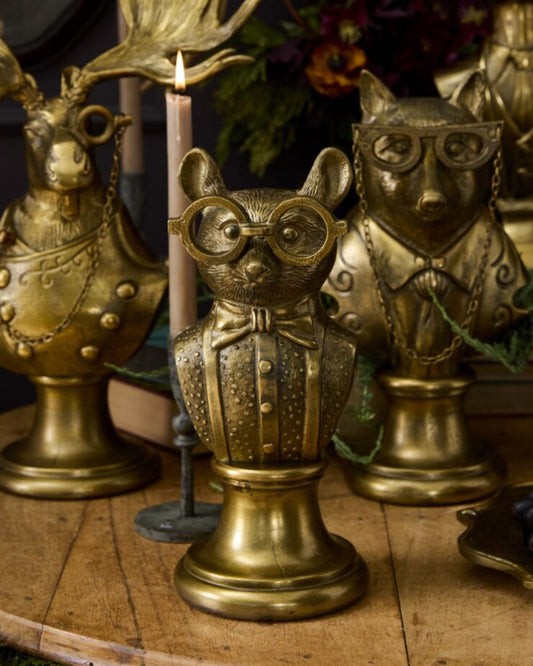 LOUIE BUST - ANTIQUE GOLD