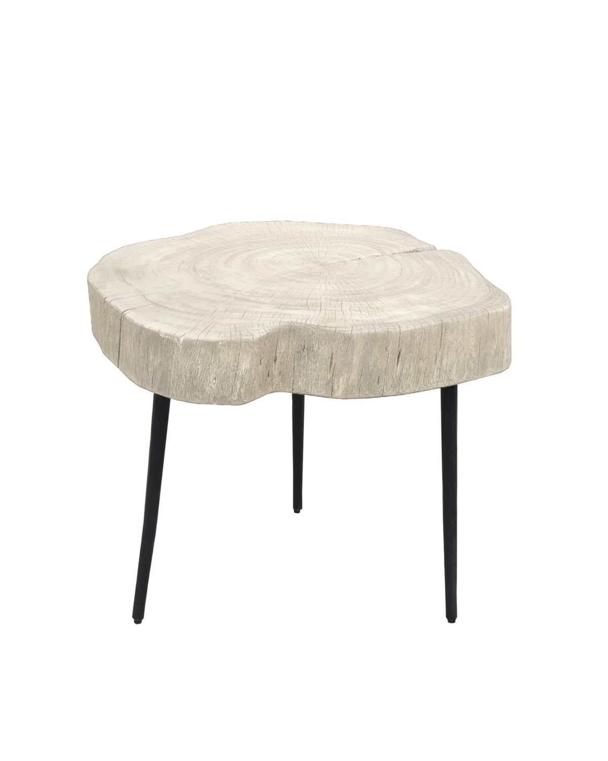 ORGANIC TRUNK SIDE TABLE-GREY