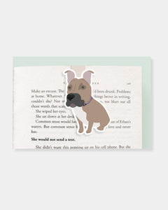 PIT BULL BOOKMARK