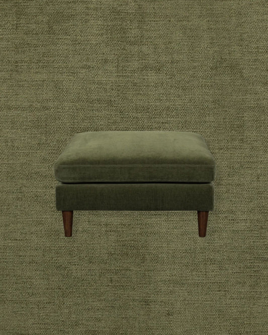 GEMMA OTTOMAN - OLIVE
