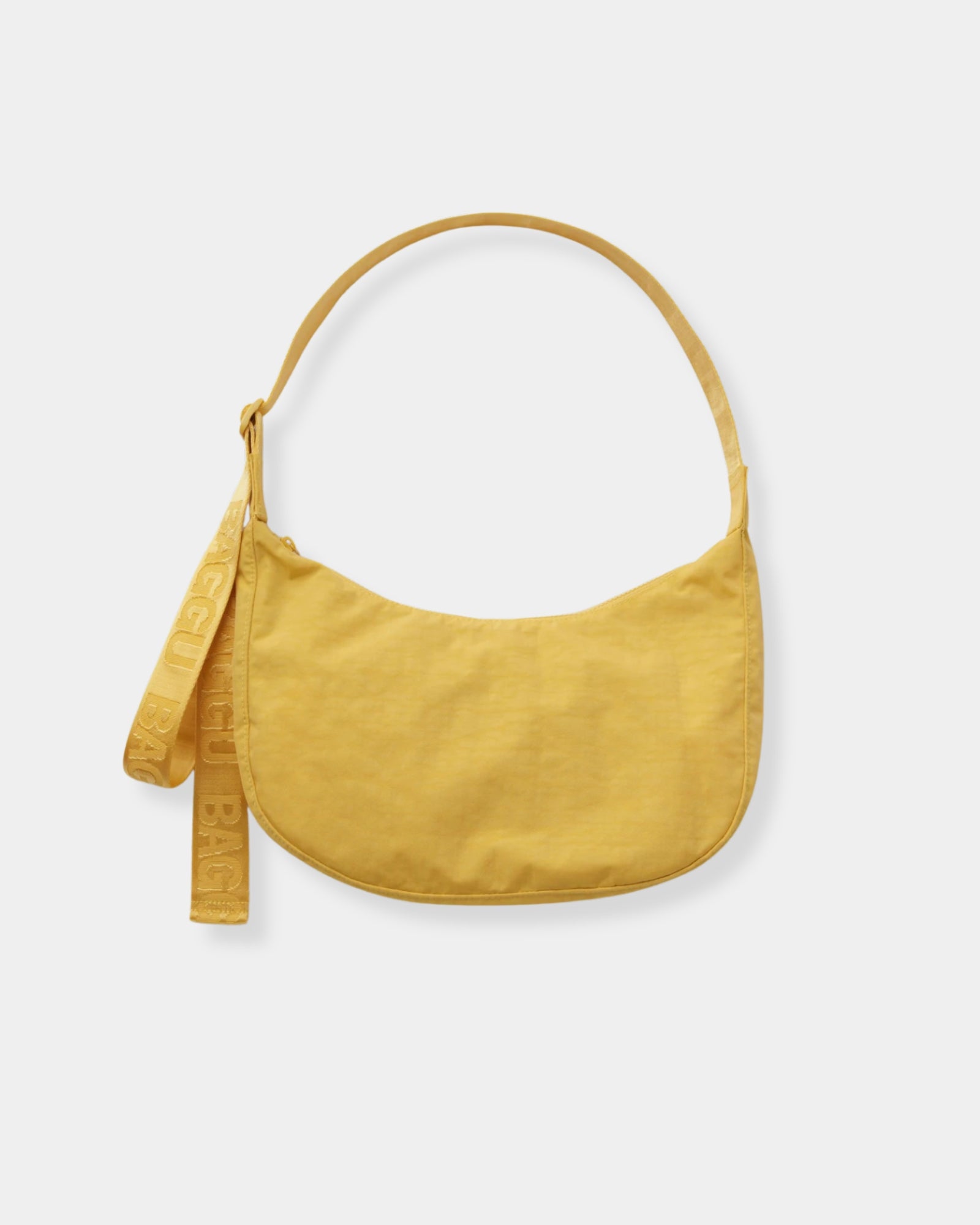 MEDIUM NYLON CRESCENT BAG - SUNFLOWER