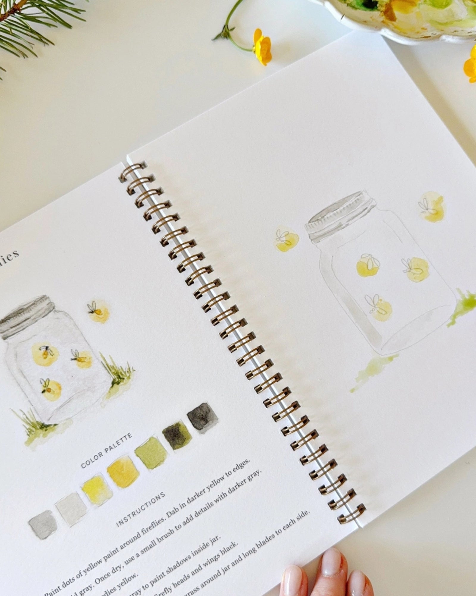 CAMPING WATERCOLOUR WORKBOOK