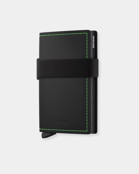 BANDWALLET MATTE - BLACK / GREEN | Stonewaters