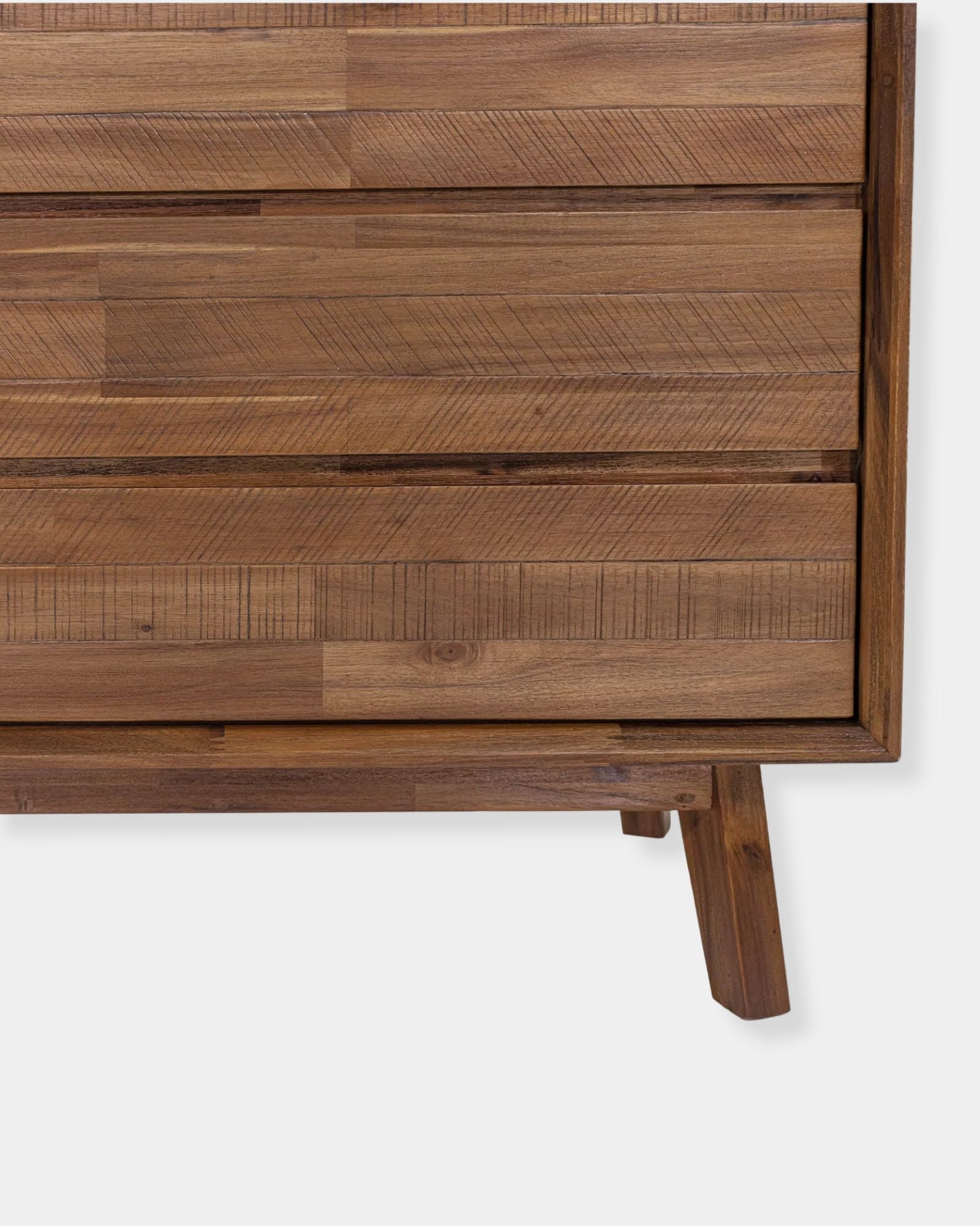 GIA 5-DRAWER CHEST - WARM PECAN