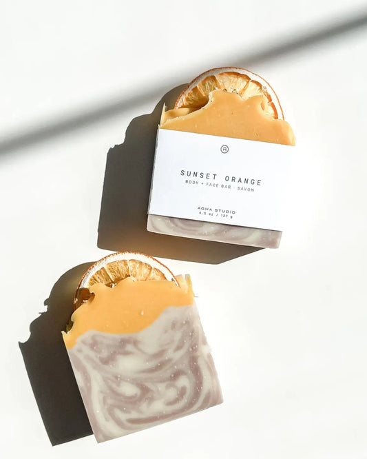 SUNSET ORANGE BODY + FACE BAR