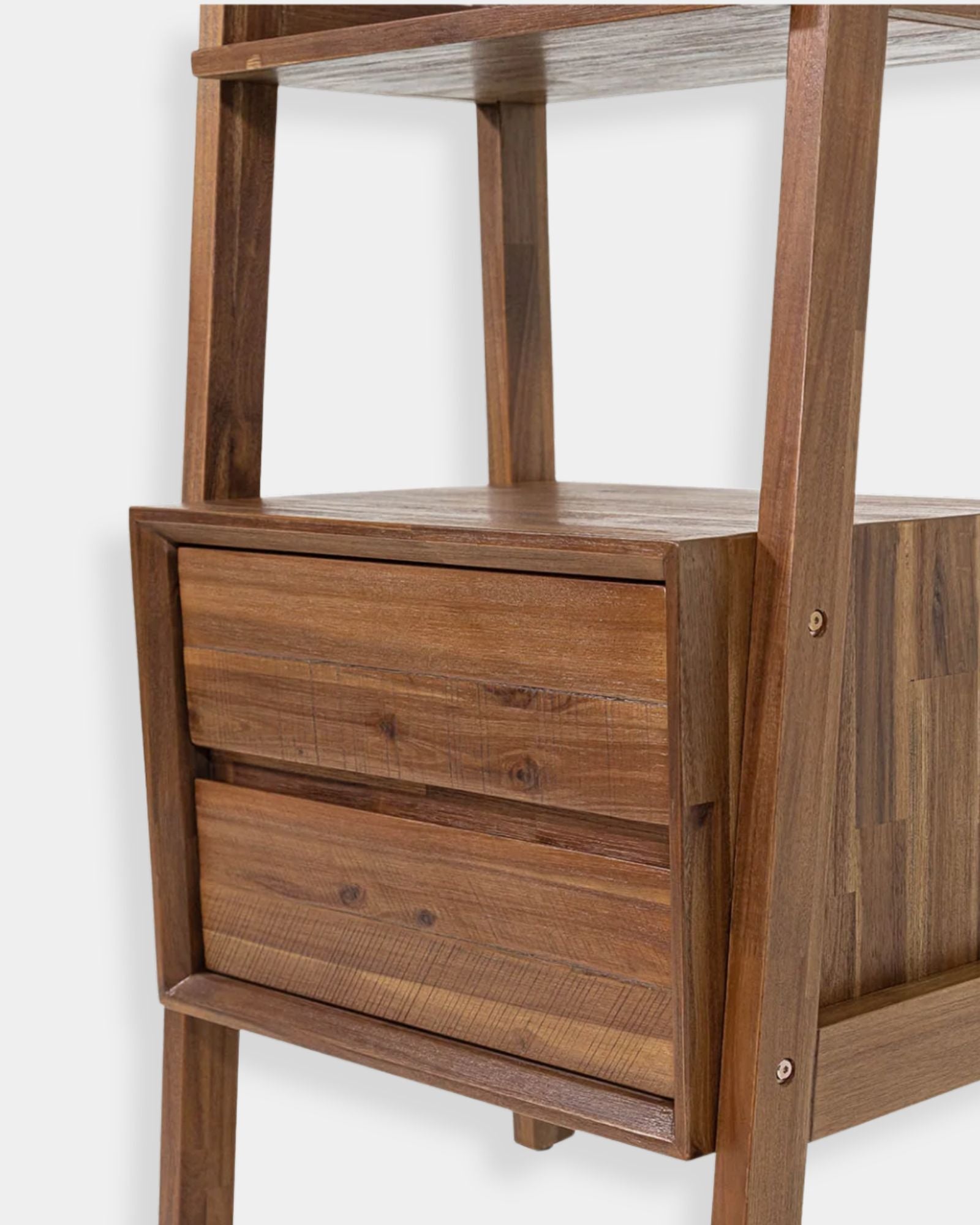 GIA BOOKCASE - WARM PECAN