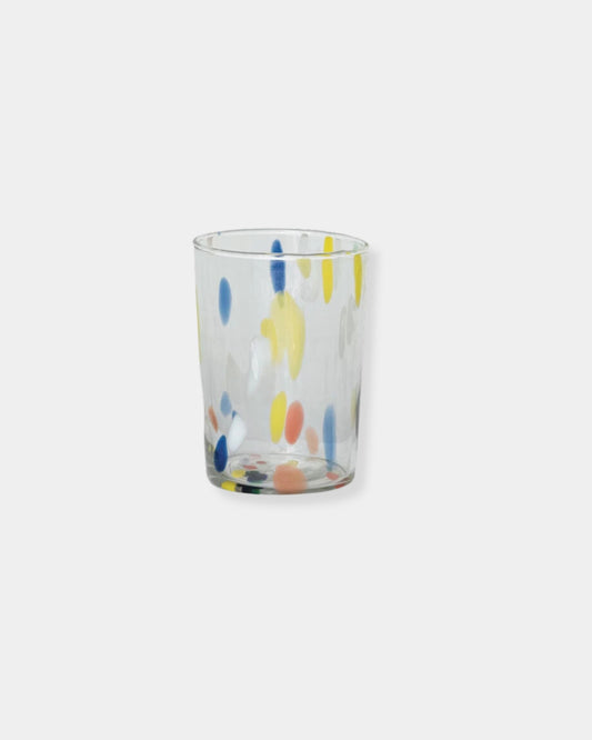 CONFETTI DRINKING GLASS - 10oz