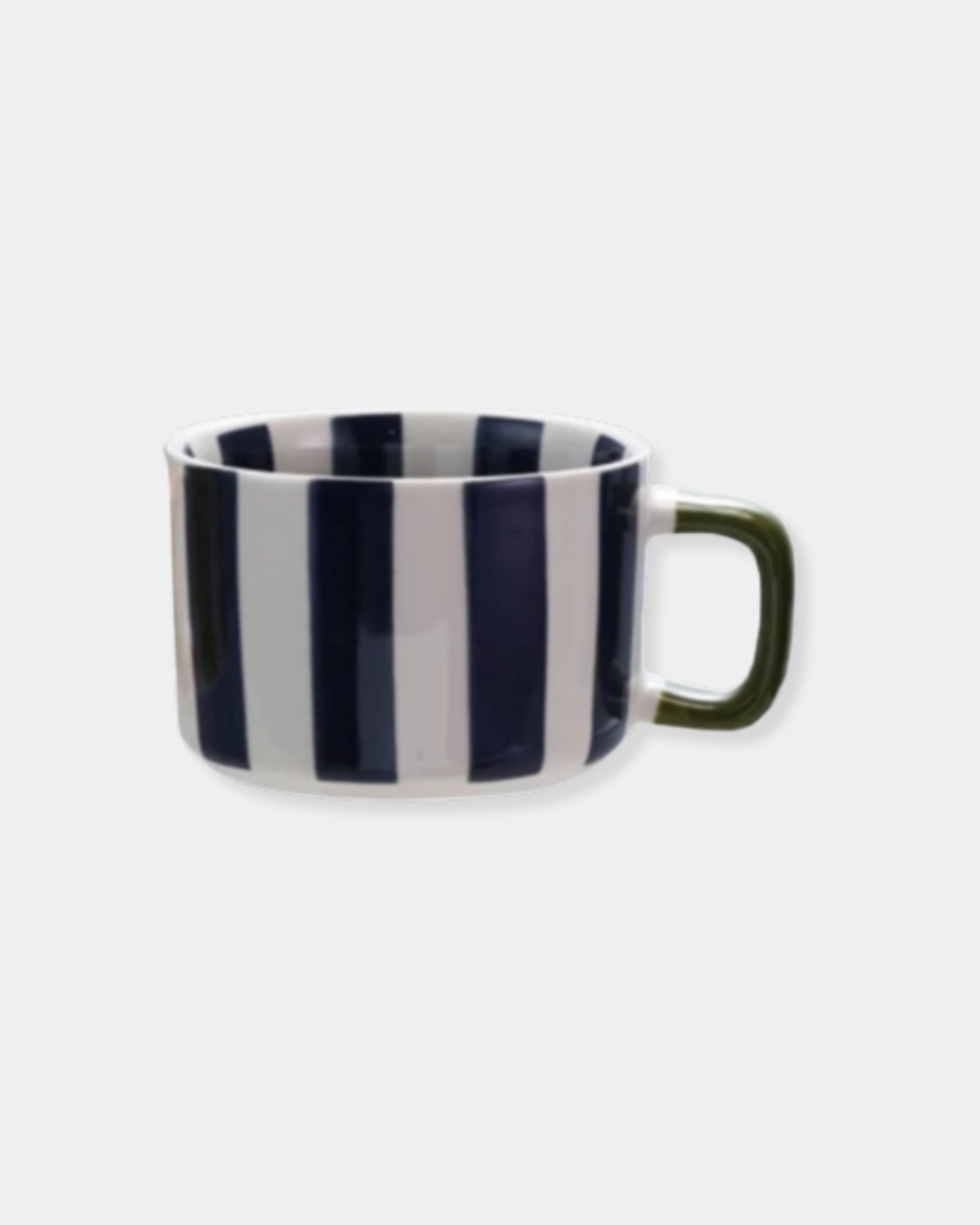 BLUE STRIPE STONEWARE - 14oz MUG