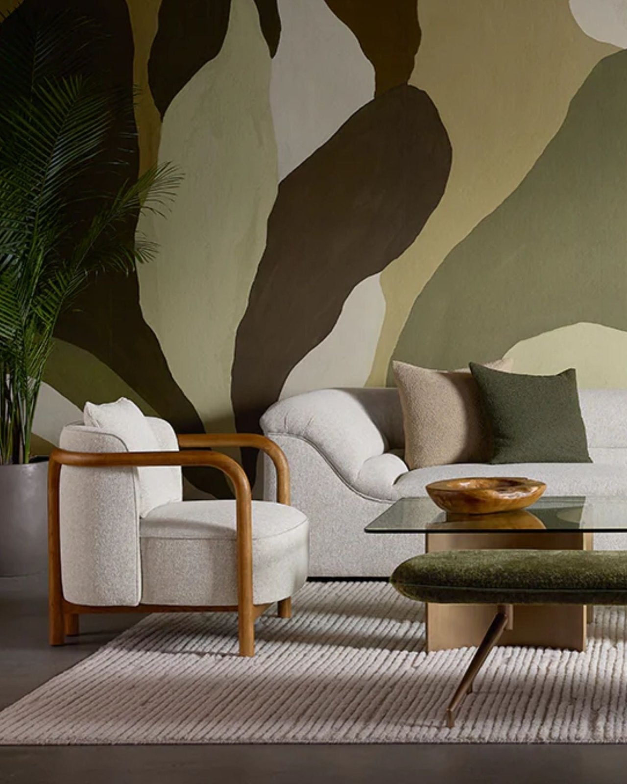 BEATRICE LOUNGE CHAIR - DOVE CREAM | Stonewaters