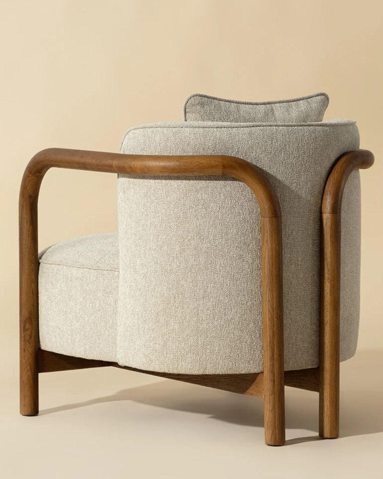 BEATRICE LOUNGE CHAIR - DOVE CREAM | Stonewaters