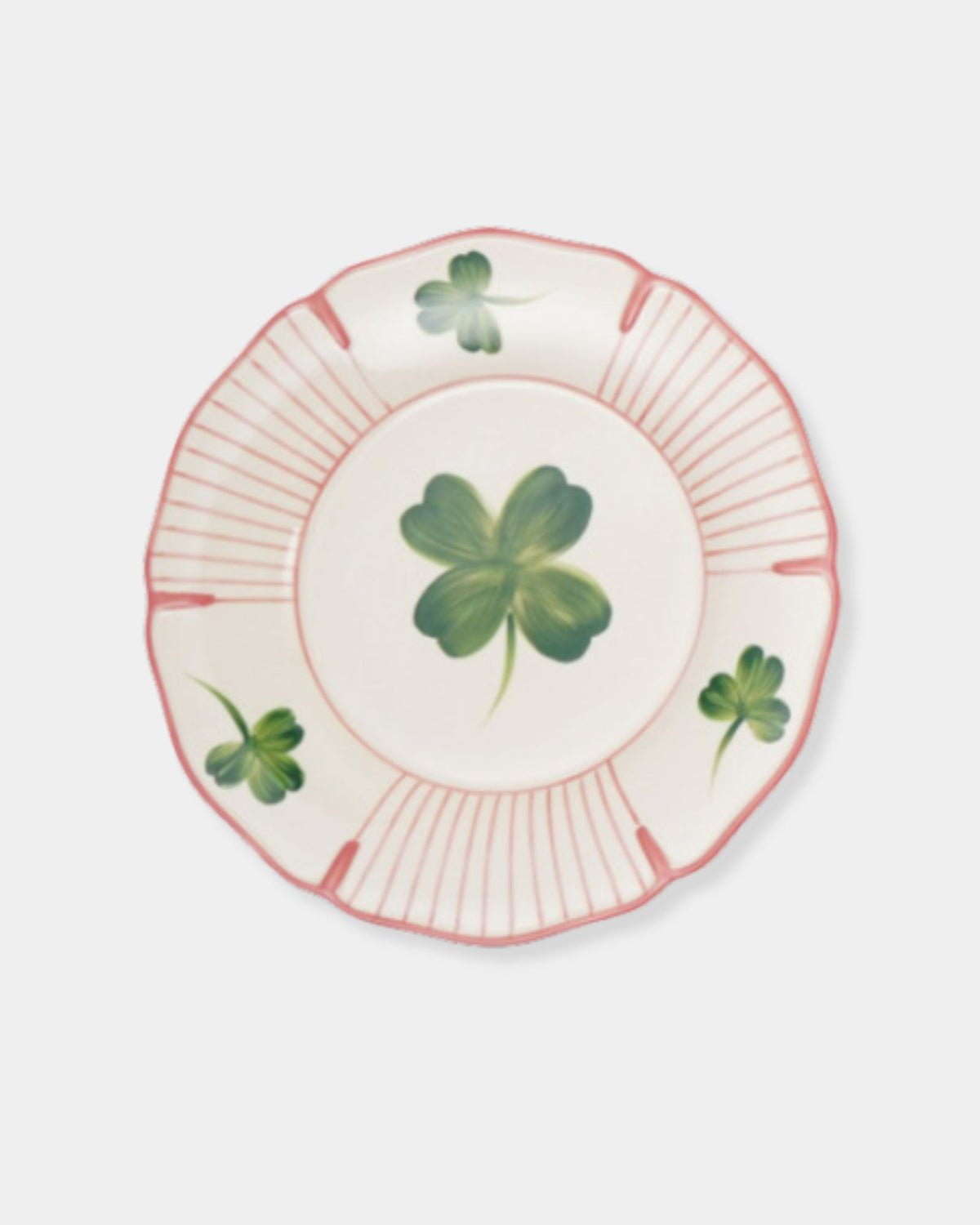 CLOVER STONEWARE PLATE