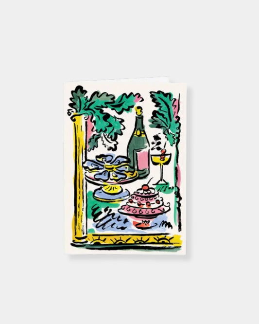 BIRTHDAY CHAMPAGNE & OYSTERS - CARD | Stonewaters