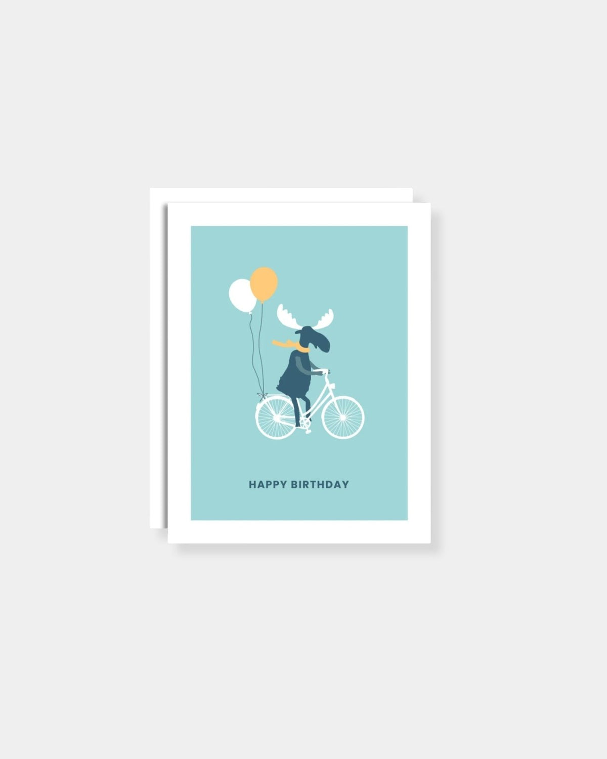 BIRTHDAY MOOSE BIKE - CARD | Stonewaters