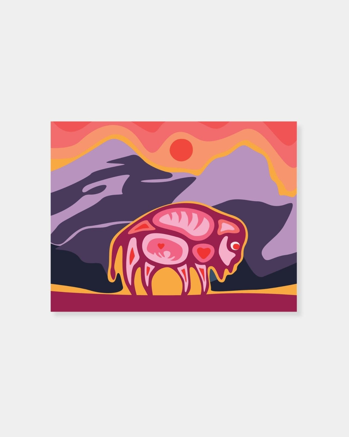 BISON MAMA - 11X14 PRINT | Stonewaters