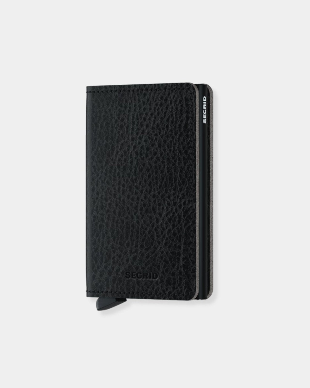 BLACK - VEG TANNED LEATHER SLIMWALLET | Stonewaters