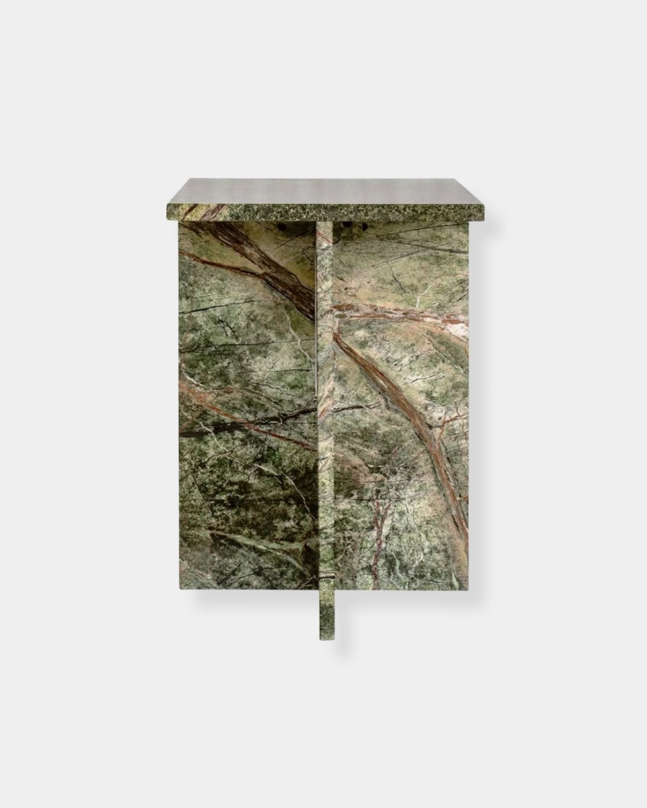 BLAIR ACCENT TABLE - RAINFOREST GREEN MARBLE | Stonewaters